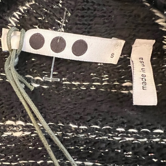 𝅺THREE Dots Anthropologie Metallic Open Cardigan Sweater - Picture 9 of 10